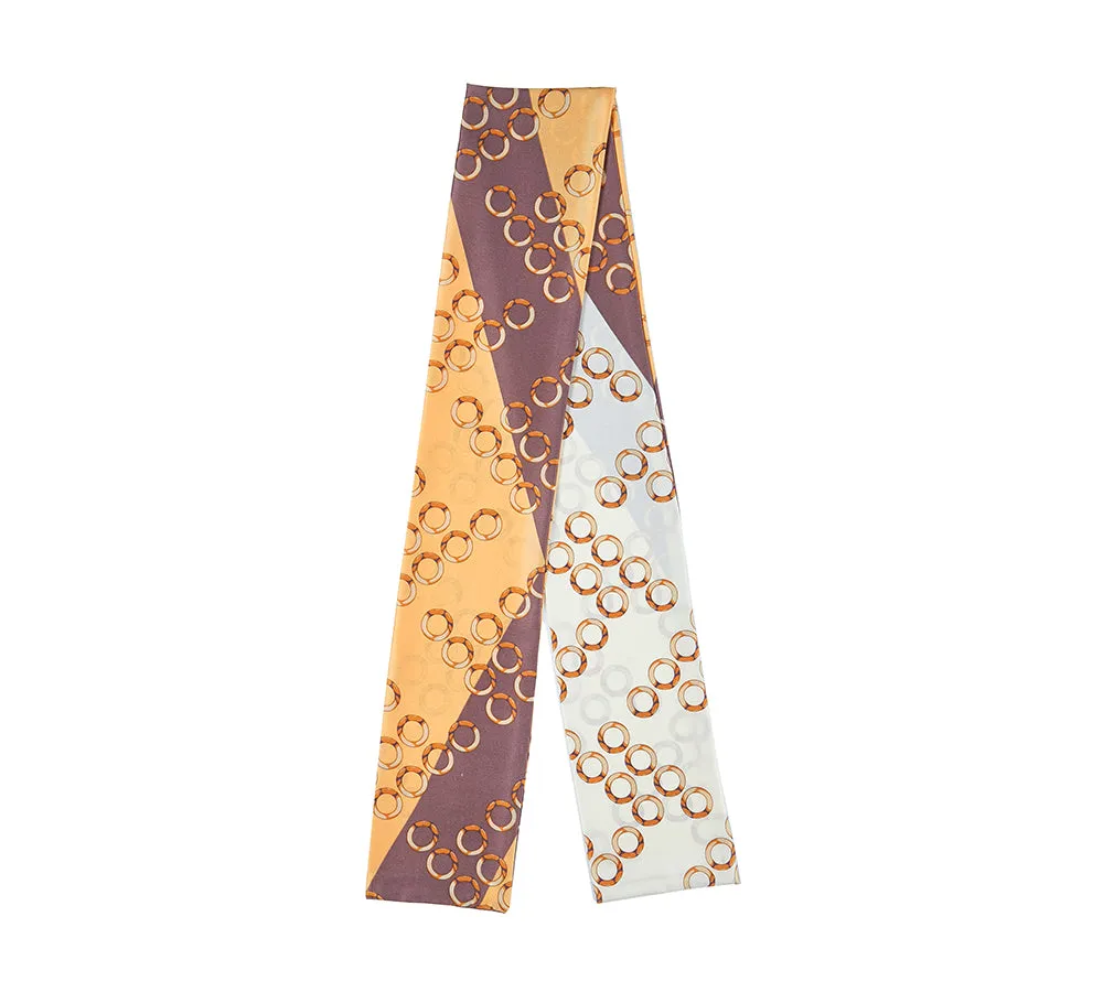 Women Long Silk Scarf