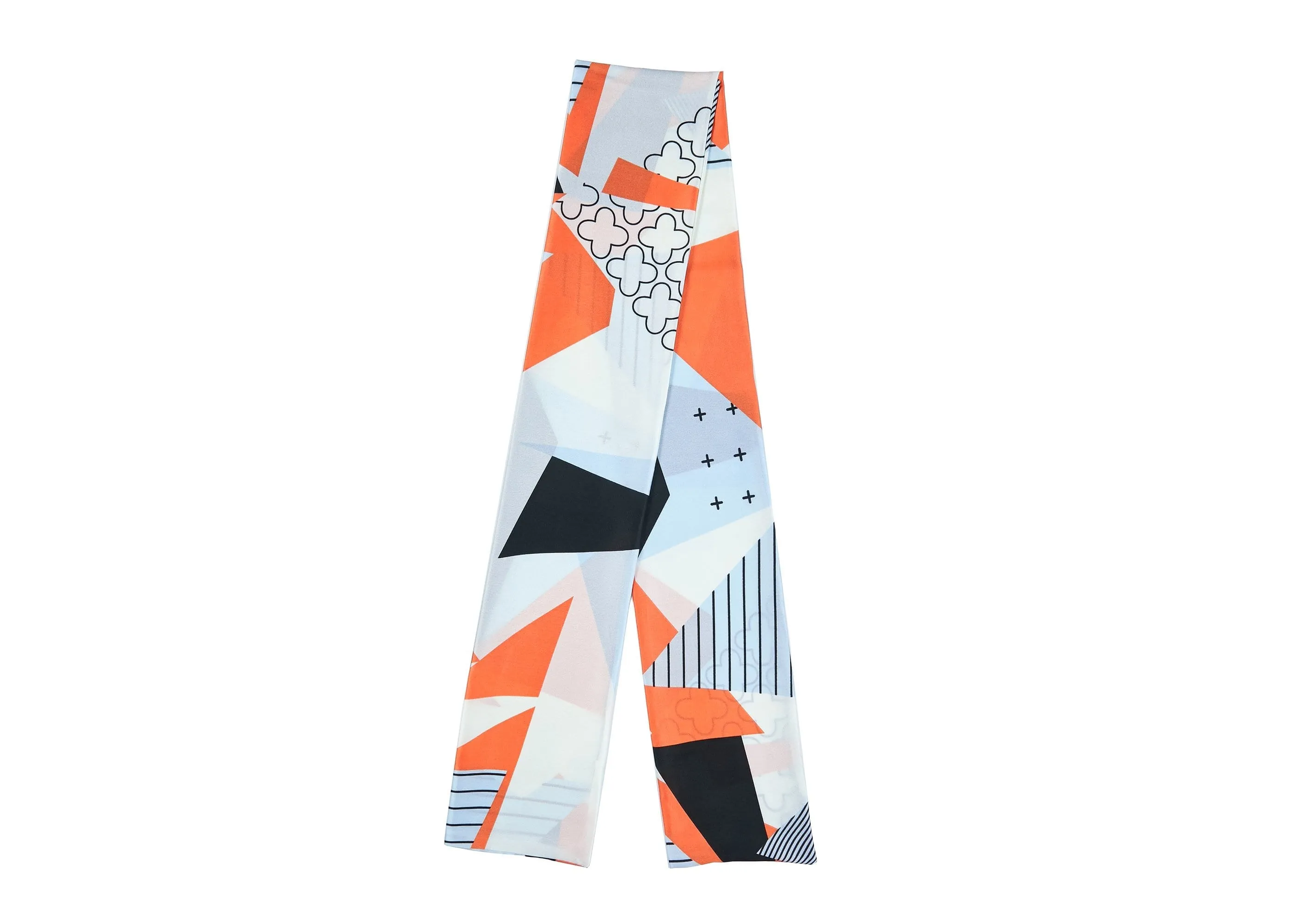Women Long Silk Scarf