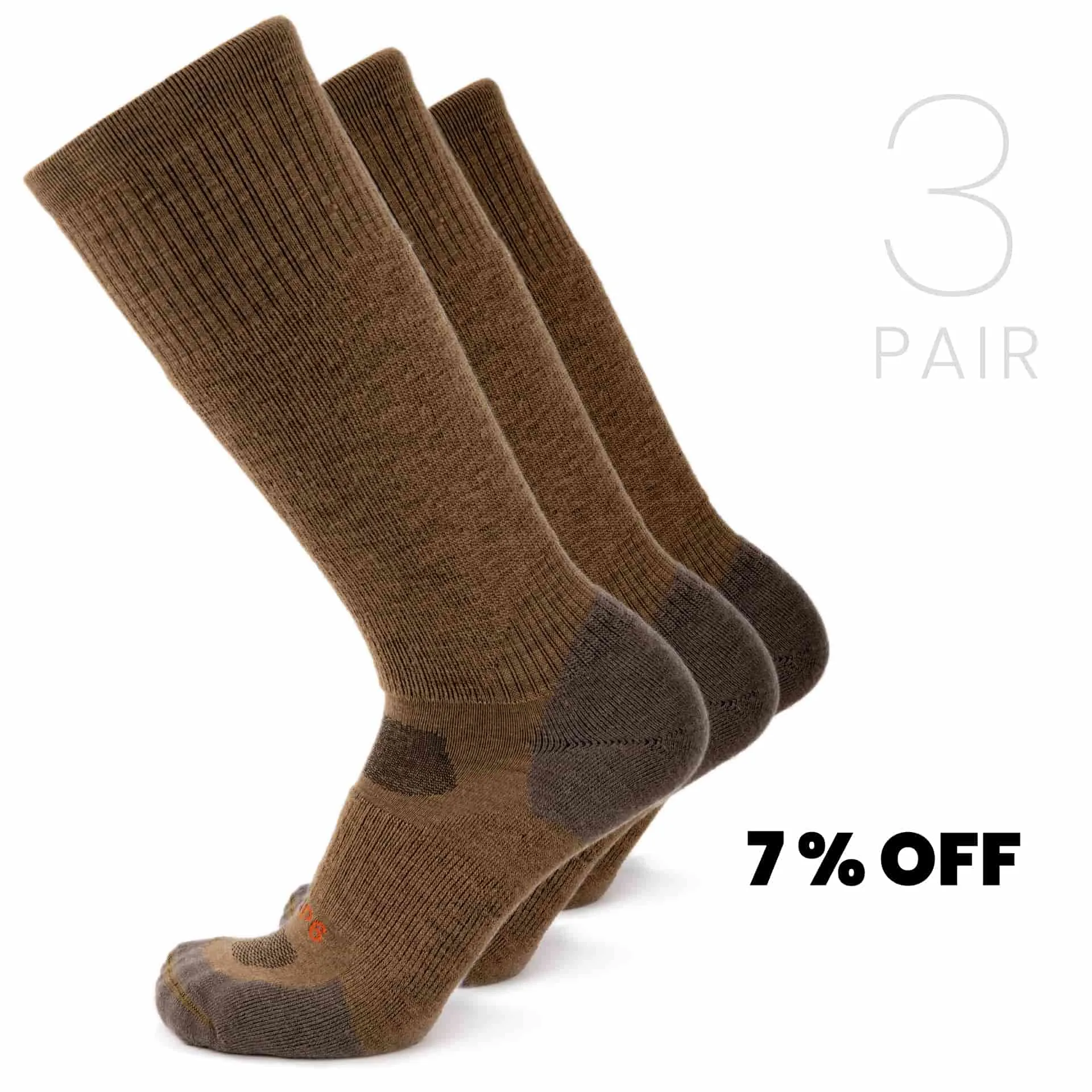 Wool Boot Sock - Coyote
